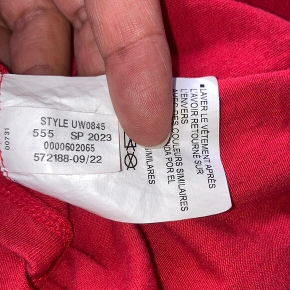 UNDER ARMOUR Maryland Terrapins Red Performance Long Sleeve Shirt Womens Large - Picture 12 of 13